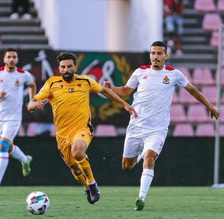 alt= Barrages Botola Pro JSM UTS : la Jeunesse Sportive Massira et l'Union Touarga se quittent dos à dos