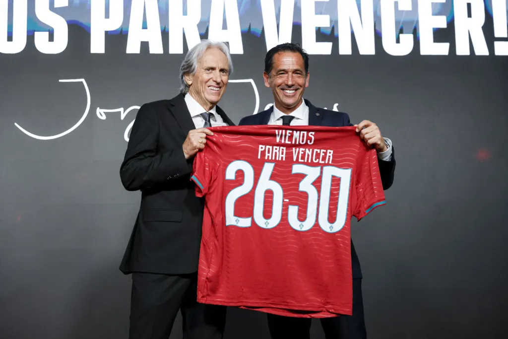 alt= Jorge Jesus sélectionneur du Portugal jusqu'en 2030.
