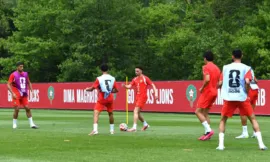 alt= Maroc - Canada : Mondial 2026 : les Lions de l’Atlas préparent les 8es de finale