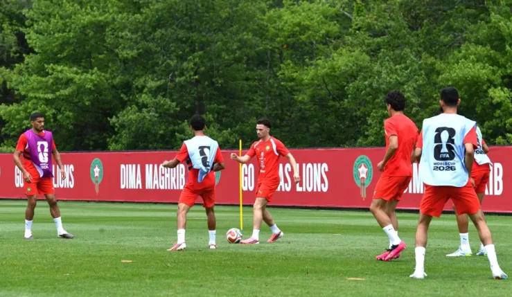 alt= Maroc - Canada : Mondial 2026 : les Lions de l’Atlas préparent les 8es de finale