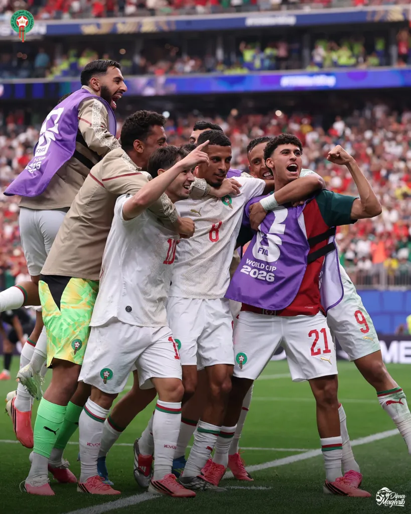 alt= Maroc Canada Coupe du monde 2026, le doublé décisif d’Ounahi et un but de Rahimi.
