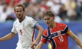alt= Bellingham propulse l'Angleterre en demi finale