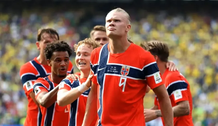alt= Norvège Brésil Haaland élimine la Seleção