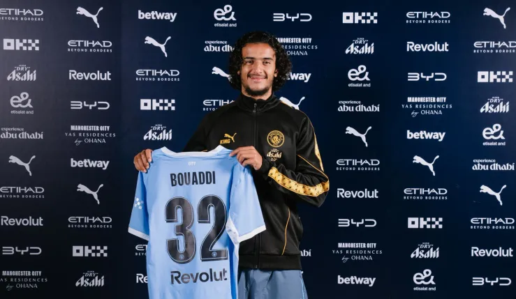 Alt= Ayyoub Bouaddi livre ses premières impressions à City