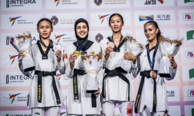 Alt= Farah Touzani Open de Chine de Taekwondo.