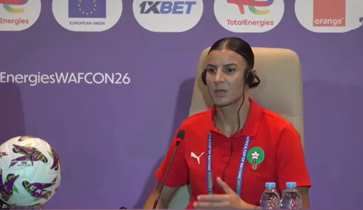 Alt= Khadija Er Rmichi avant Maroc Afrique du Sud.