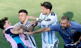 Alt= sanctions contre l’Argentine après la finale du Mondial 2026 : Paredes suspendu 10 matchs