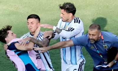 Alt= sanctions contre l’Argentine après la finale du Mondial 2026 : Paredes suspendu 10 matchs