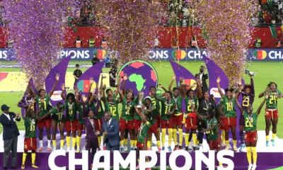 Alt= Cameroun champion d’Afrique féminin.