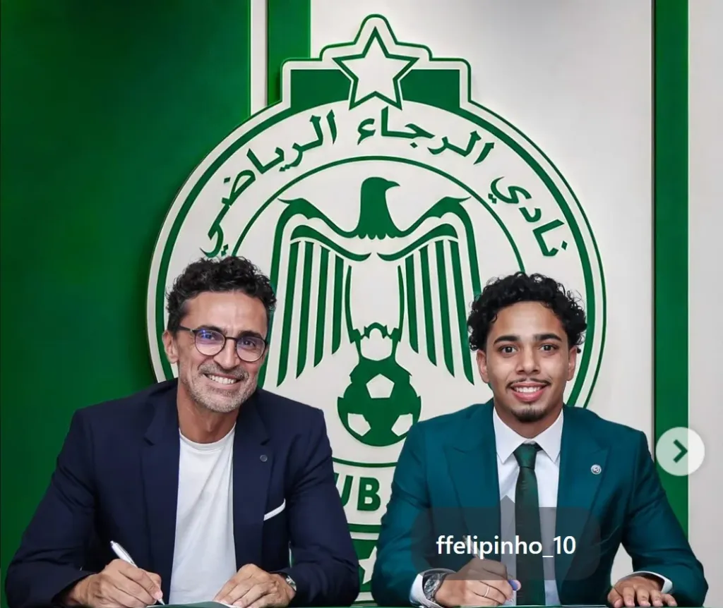 Alt= Luis Felipinho rejoint le Raja