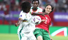 Alt= Le Maroc s’incline face au Cameroun en demi-finale de la CAN féminine Maroc 2026.