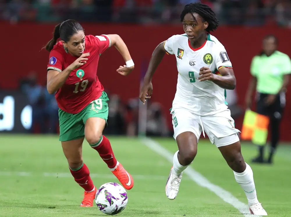 Alt= Alt= Maroc s’incline face au Cameroun en demi-finale de la CAN féminine Maroc 2026. 