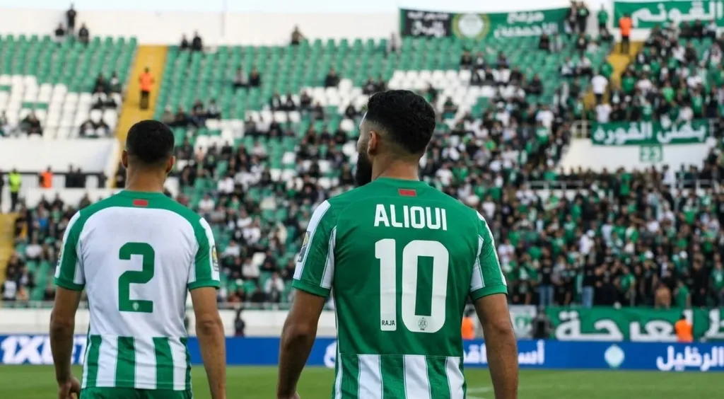 Alt= Nabil Alioui proche du Raja. L'ancien Havrais devrait signer un contrat de trois avec les Verts. 