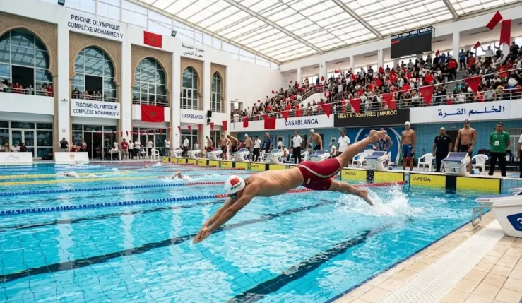 alt= crise à la Fédération Royale Marocaine de Natation.