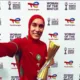 Alt= Nouhaila Benzina élue MVP Maroc - Afrique du Sud en quart de finale de la CAN féminine (2-1) en faveur des Lionnes de l'Atlas.