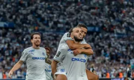 Alt= L'OM débute par une victoire face à Strasbourg