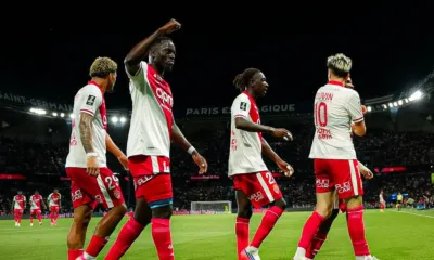 Alt= Ligue 1 : PSG - Monaco : 1 -2 : L'AS Monaco piège le PSG au Parc des Princes.