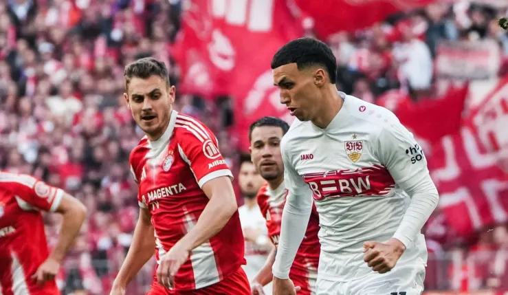Alt= Bilal El Khannouss reste à Stuttgart