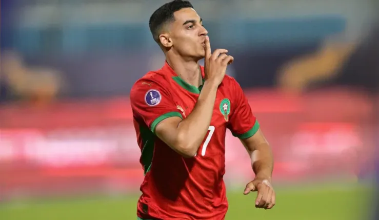 ALT= Jones El Abdellaoui blessure Maroc U23.