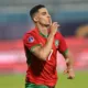 ALT= Jones El Abdellaoui blessure Maroc U23.