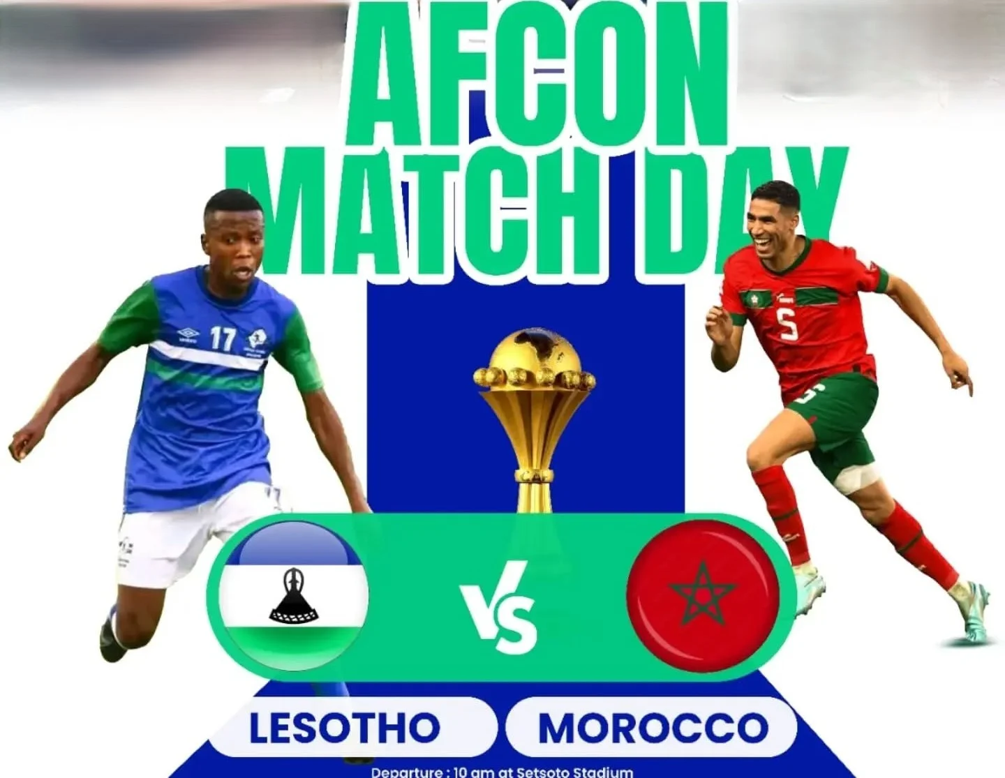 Lesotho – Maroc : Heure, chaîne TV, arbitres… Toutes les infos pratiques avant le match des Lions de l&rsquo;Atlas !