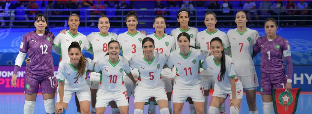 ALT= classement fifa futsal feminin maroc.