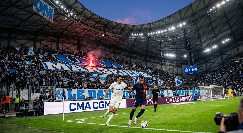 ALT= OM PSG Heure et chaines de diffusion.