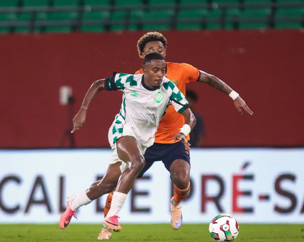 Alt= Raja Berkane Chraïbi offre la victoire aux Verts lors du Tournoi de l'Union Touarga. 