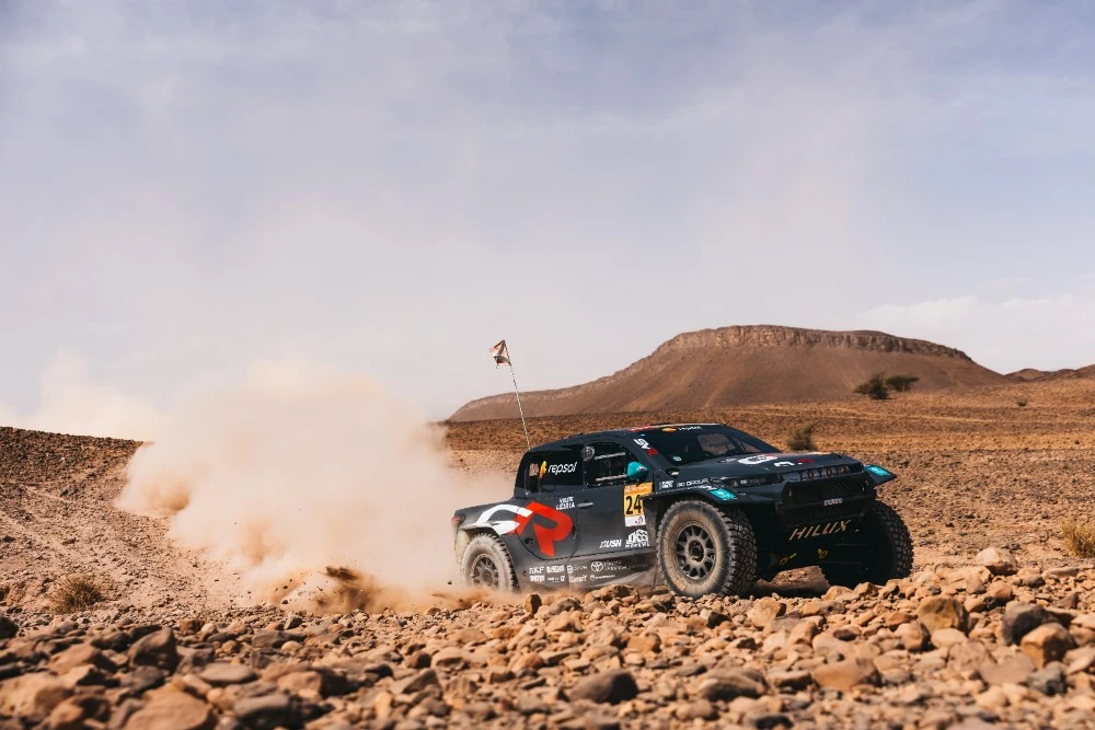 ALT= Rallye du Maroc Brabec Ferreira.
