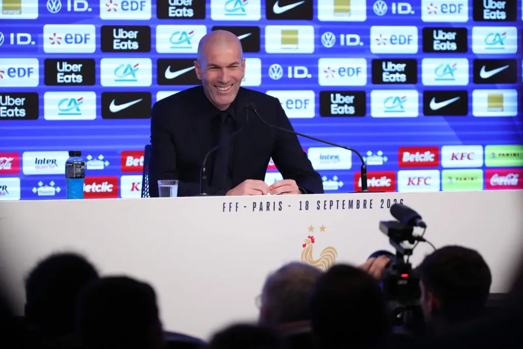 ALT= Equipe de France liste Zidane.