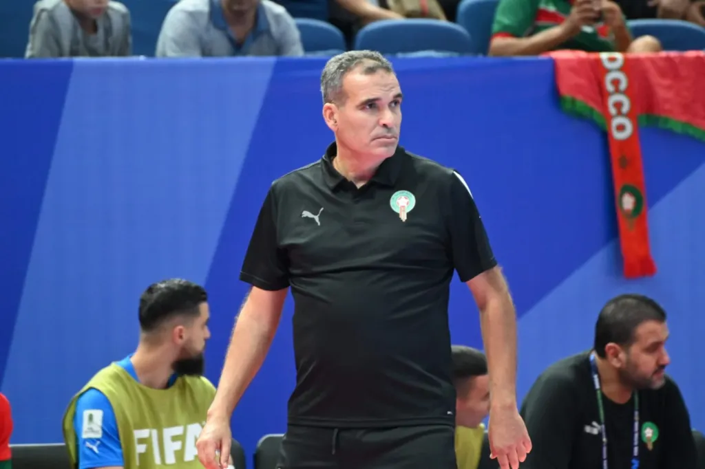 ALT= hicham dguig maroc algerie can futsal.
