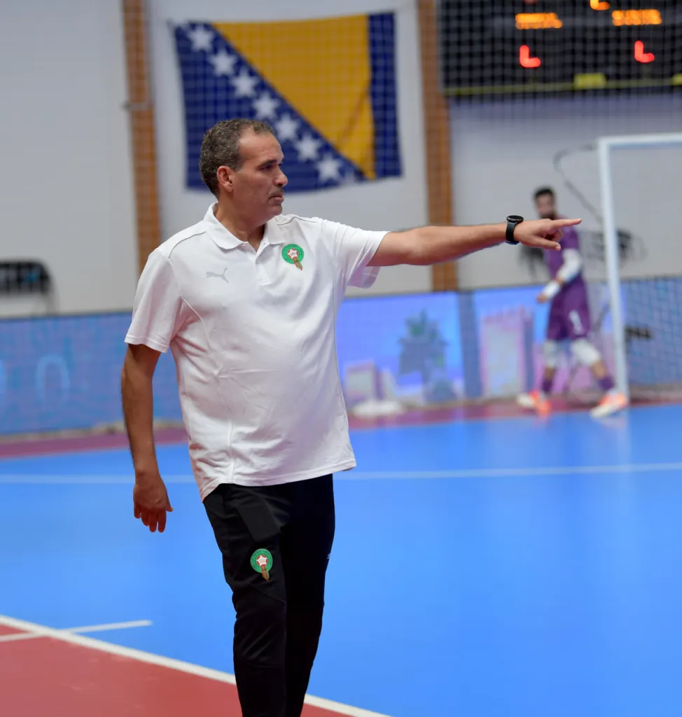 ALT= hicham dguig maroc algerie can futsal.